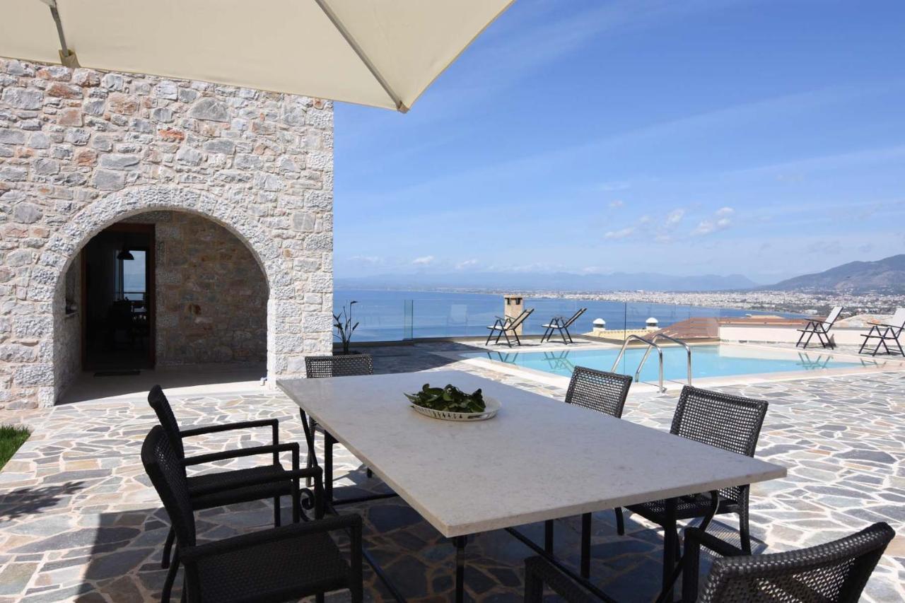 Villa Dafni - Infinite Sea Vistas With Private Pool Kalamata Exterior photo