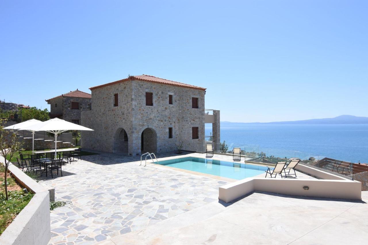 Villa Dafni - Infinite Sea Vistas With Private Pool Kalamata Exterior photo